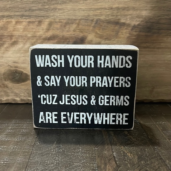 Wash Hands Jesus&Germs - Picture 1 of 7